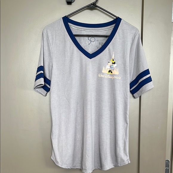 Disney Tops - Disney World 50th Anniversary Minnie Soccer T-shirt